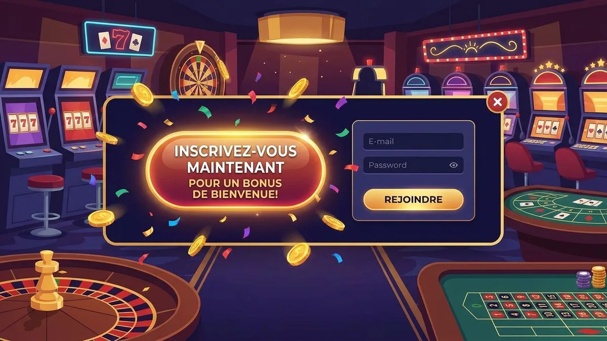 Inscription avec bonus